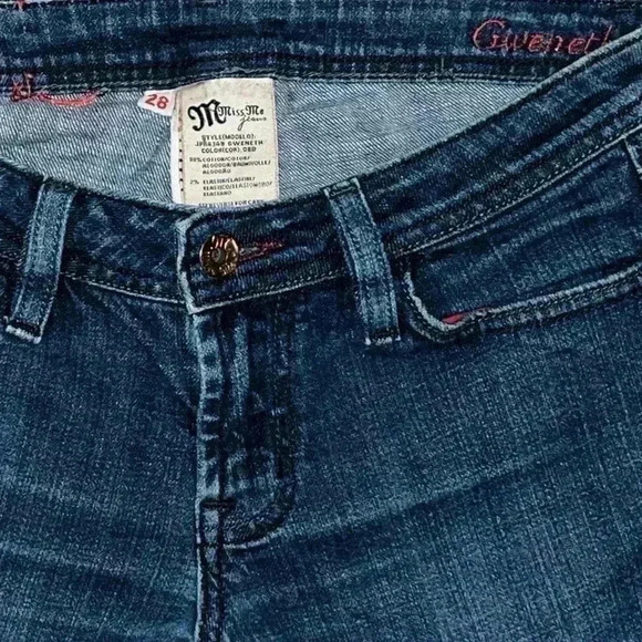Miss Me RED Gweneth Jeans Women’s Size 28 - Picture 1 of 9